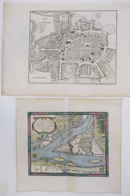 Lot 136 - Poland. A collection of 36 town and city plans, 17th - 19th century