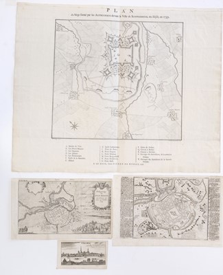 Lot 136 - Poland. A collection of 36 town and city plans, 17th - 19th century