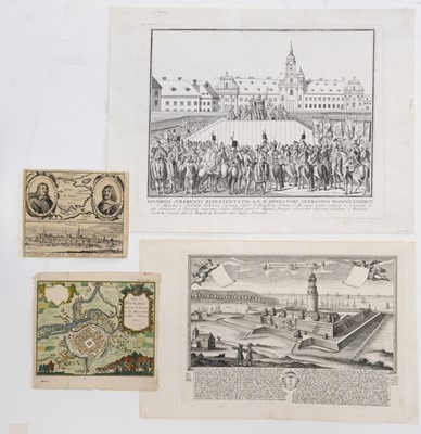 Lot 136 - Poland. A collection of 36 town and city plans, 17th - 19th century