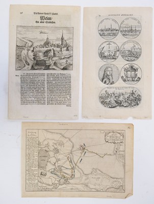 Lot 136 - Poland. A collection of 36 town and city plans, 17th - 19th century