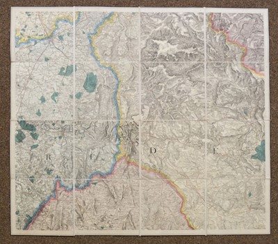 Lot 124 - London. Laurie (Richard Holmes), Laurie's New Plan of London, and its Environs 1846