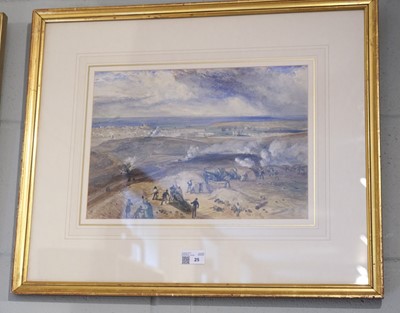 Lot 25 - Simpson (William, 1823-1899). The Bombardment of Sebastopol, 1856