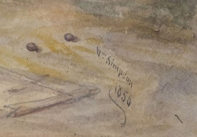 Lot 25 - Simpson (William, 1823-1899). The Bombardment of Sebastopol, 1856