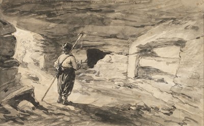 Lot 30 - Simpson (William, 1823-1899).  Rock cut tomb, Ancient Kherson, Crimea, 1869