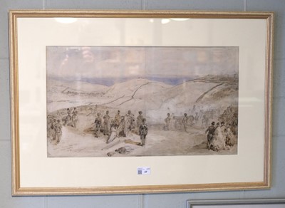 Lot 27 - Simpson (William, 1823-1899). Brighton Volunteers Sham Fight, 1870