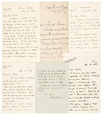 Lot 224 - Cross (Richard Assheton, 1823-1914, 1st Viscount Cross). An archive of correspondence