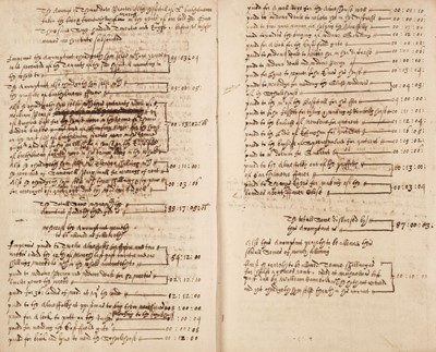 Lot 237 - Hospital Accounts. A manuscript accounts book for St Bartholomew's Hospital, Newbury