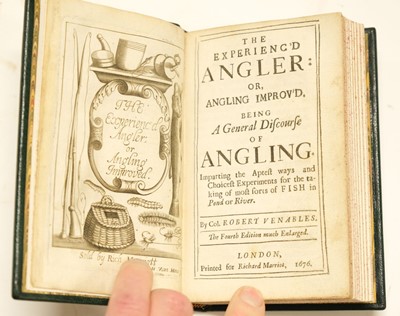 Lot 72 - Venables (Robert). The Experienced Angler, or, Angling Improv'd..., 4th ed., 1676