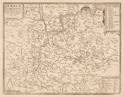 Lot 187 - Surrey. Smith (William), Surriae Comitatus..., P. Stent & J. Overton, 1670 - 1707