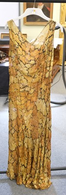 Lot 144 - Clothing. A 1930s wedding or court dress, & other early-mid 20th century garments