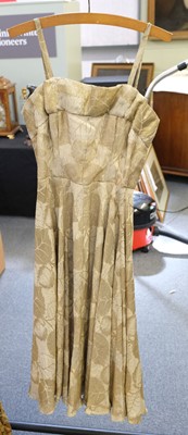 Lot 144 - Clothing. A 1930s wedding or court dress, & other early-mid 20th century garments