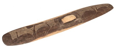 Lot 47 - Australia. A mid 20th century Aboriginal parrying shield