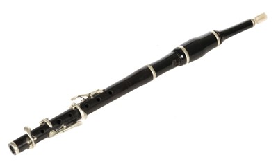 Lot 22 - Flageolet. A late 19th century flageolet by Robert Barth, Stuttgart