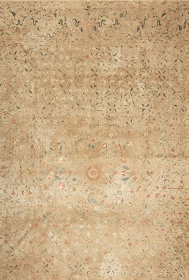 Lot 143 - Chinese. Silk embroidered large fragment, late 18th century