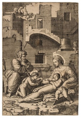 Lot 198 - Raimondi (Marcantonio, circa 1480-1527/34). The Virgin with the Long Thigh, circa 1518-1519