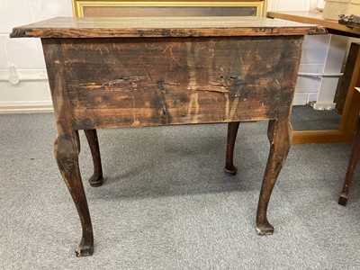Lot 126 - Lowboy. A George II walnut lowboy