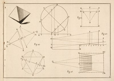 Lot 306 - Zanotti (Eustachio). Trattato teorico-practico di prospettiva, Bologna: Lelio Dalla Volpe, 1766