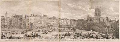 Lot 61 - Yates (Major G. & Rennie Sir John). A View of Old London Bridge in 1823
