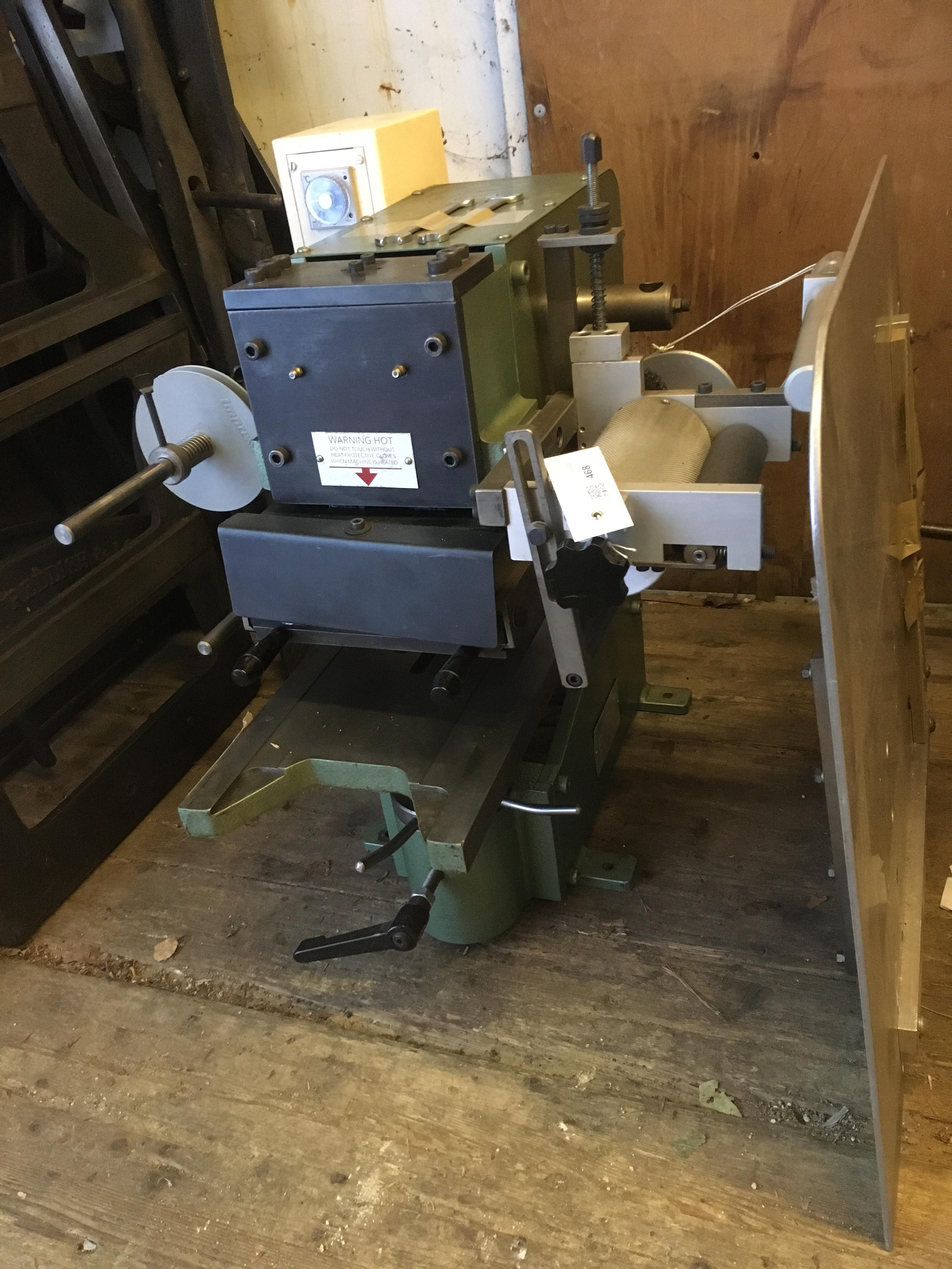 Lot 468 - Lettering machine. An Impress HM4 hot foil