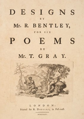 Lot 325 - Gray (Thomas). Designs by Mr. R. Bentley for Six Poems, 1753