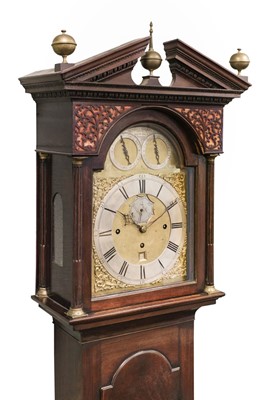 Lot 90 - Longcase Clock. A George III longcase clock by John Safley, Edinburgh