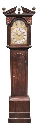 Lot 90 - Longcase Clock. A George III longcase clock by John Safley, Edinburgh