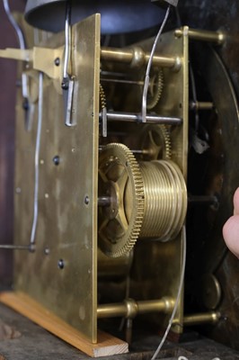 Lot 90 - Longcase Clock. A George III longcase clock by John Safley, Edinburgh