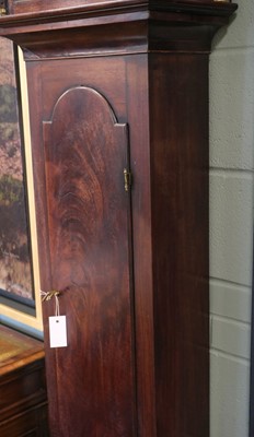 Lot 90 - Longcase Clock. A George III longcase clock by John Safley, Edinburgh