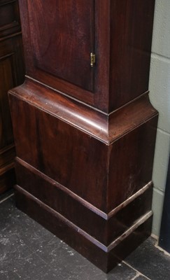 Lot 90 - Longcase Clock. A George III longcase clock by John Safley, Edinburgh