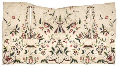 Lot 160 - Embroidery. An apron panel, British, circa 1730-40