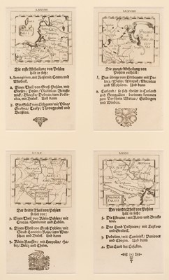 Lot 172 - Poland. Muller (Johann), Poloniae Pars I - IV, Ulm, 1702