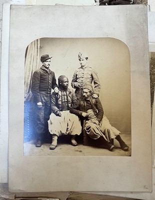 Lot 53 - Franco-Prussian War. An assorted group of photographs and maps, c. 1870s
