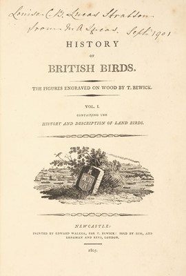 Lot 25 - Bewick (Thomas). History of British Birds, 2 volumes, 1805
