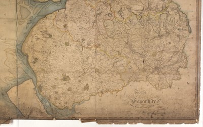 Lot 218 - Lancashire. Greenwood (C. ), Map of the County Palatine of Lancaster...., 1818