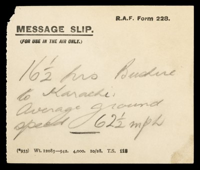 Lot 495 - Royal Air Force. Squadron Leader Arthur Gordon Jones-Williams