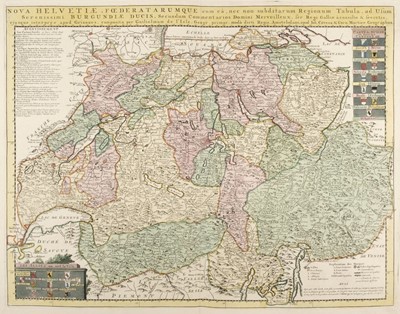Lot 239 - Switzerland. A collection of 10 maps, 18th & 19th century