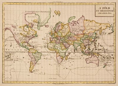 Lot 149 - Budai (Esaias). World & Four Continents, Debrecen, circa 1800