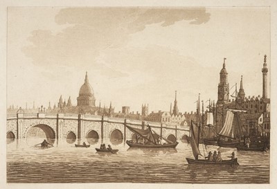 Lot 17 - Ireland (Samuel). Picturesque Views on the River Thames, 2 volumes, 1792