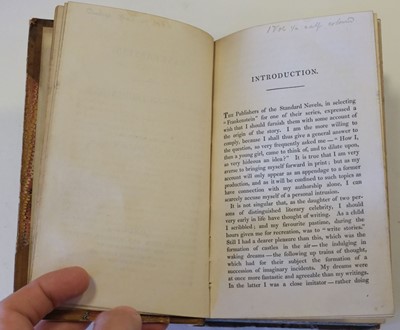 Lot 295 - Shelley (Mary Wollstonecraft). Frankenstein, 3rd edition, 1831