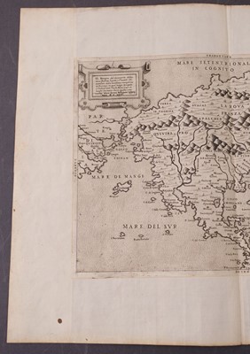 Lot 59 - America. Forlani (Paulo), Il Disegno del discoperto della nova..., Bolognini Zaltieri, 1566
