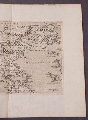 Lot 59 - America. Forlani (Paulo), Il Disegno del discoperto della nova..., Bolognini Zaltieri, 1566