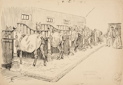 Lot 51 - Edwards (Lionel, 1878 - 1966). Sunday Morning after Church, 1904 onwards