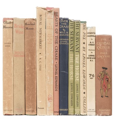 Lot 38 - Edwards (Lionel, illustrator). Bridle Wise, by Lieut.-Col. S.G. Goldschmidt, 1927