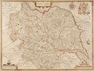 Lot 214 - Yorkshire. Speed (John), York Shire, Thomas Bassett & Richard Chiswell [1676]