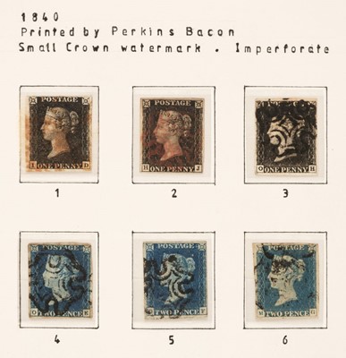 Lot 296 - Great Britain. Collection in an album, Queen Victoria