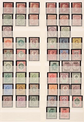Lot 297 - Great Britain. Collection in blue stock book, later Queen Victoria to 1970s