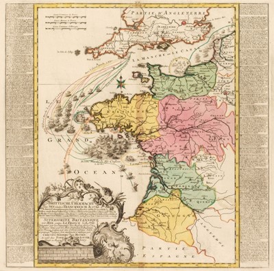 Lot 185 - Lotter (Tobias Conrad). Brittische Ubermacht zur See wieder Franckreich Ao....,  1759