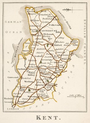 Lot 176 - Kent. A collection of approximately 240 maps and prints, 18th & 19th century