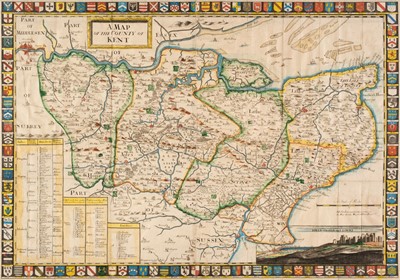 Lot 177 - Kent. Harris (John), A Map of the County of Kent, [1719]