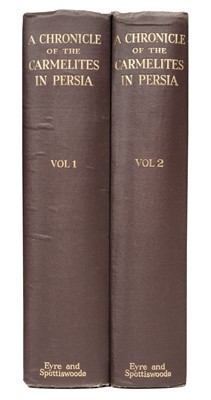 Lot 14 - Chick (H.). A Chronicle of the Carmelites in Persia and the Papal Mission..., 2 vols., 1939